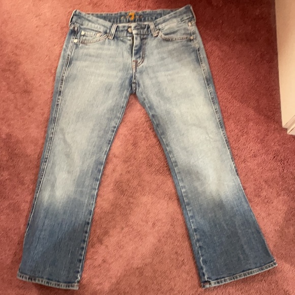7 For All Mankind Cropped jean  - size 28 - Picture 6 of 7